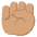 Raised Fist Medium Skin Tone Emoji from EmojiTwo Colors Set
