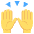 Raising Hands Emoji from EmojiTwo Colors Set