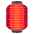 Red Paper Lantern Emoji from EmojiTwo Colors Set