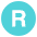 Regional Indicator R Emoji from EmojiTwo Colors Set