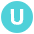 Regional Indicator U Emoji from EmojiTwo Colors Set