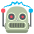 Robot Emoji from EmojiTwo Colors Set