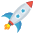 Rocket Emoji from EmojiTwo Colors Set