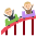 Rollercoaster Fun Emoji from EmojiTwo Colors Set