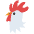 Rooster Icon Emoji from EmojiTwo Colors Set