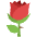 Rose Emoji from EmojiTwo Colors Set