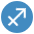 Sagittarius Emoji from EmojiTwo Colors Set