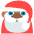 Santa Claus Medium Dark Skin Tone Emoji from EmojiTwo Colors Set