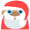 Santa Claus Medium Skin Tone Emoji from EmojiTwo Colors Set