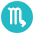 Scorpio Emoji from EmojiTwo Colors Set