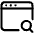 Search Window Icon from Iconoir Regular Set