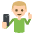 Selfie Medium Light Skin Tone Emoji from EmojiTwo Colors Set