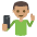 Selfie Medium Skin Tone Emoji from EmojiTwo Colors Set