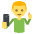 Selfie Emoji from EmojiTwo Colors Set