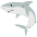 Shark Emoji from EmojiTwo Colors Set