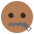 Silence Emoji Emoji from EmojiTwo Colors Set