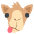 Silly Camel Emoji from EmojiTwo Colors Set