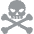 Skull And Crossbones Emoji from EmojiTwo Colors Set