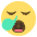 Sleepy Face Emoji from EmojiTwo Colors Set