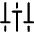 Sliders2 Vertical Icon from Bootstrap Set