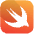 Swift Icon from SVG Logos Set