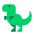 T Rex Flat Emoji from Fluent Emoji Flat Set