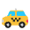 Taxi Flat Emoji from Fluent Emoji Flat Set