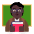 Teacher Flat Dark Emoji from Fluent Emoji Flat Set