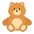 Teddy Bear Flat Emoji from Fluent Emoji Flat Set