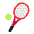 Tennis Flat Emoji from Fluent Emoji Flat Set