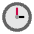 Three Oclock Flat Emoji from Fluent Emoji Flat Set