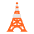 Tokyo Tower Flat Emoji from Fluent Emoji Flat Set