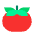 Tomato Flat Emoji from Fluent Emoji Flat Set