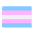 Transgender Flag Flat Emoji from Fluent Emoji Flat Set