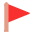 Triangular Flag Flat Emoji from Fluent Emoji Flat Set