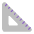 Triangular Ruler Flat Emoji from Fluent Emoji Flat Set