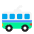 Trolleybus Flat Emoji from Fluent Emoji Flat Set