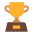 Trophy Flat Emoji from Fluent Emoji Flat Set