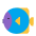 Tropical Fish Flat Emoji from Fluent Emoji Flat Set