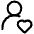 Download free User Love PNG, SVG vector icon from Iconoir Regular set.