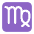 Virgo Flat Emoji from Fluent Emoji Flat Set