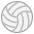 Volleyball Flat Emoji from Fluent Emoji Flat Set