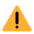 Warning Flat Emoji from Fluent Emoji Flat Set