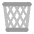 Wastebasket Flat Emoji from Fluent Emoji Flat Set
