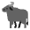 Water Buffalo Flat Emoji from Fluent Emoji Flat Set