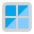 Window Flat Emoji from Fluent Emoji Flat Set