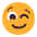 Winking Face Flat Emoji from Fluent Emoji Flat Set