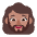 Woman Beard Flat Medium Emoji from Fluent Emoji Flat Set