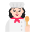 Woman Cook Flat Light Emoji from Fluent Emoji Flat Set