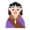 Woman Elf Flat Light Emoji from Fluent Emoji Flat Set